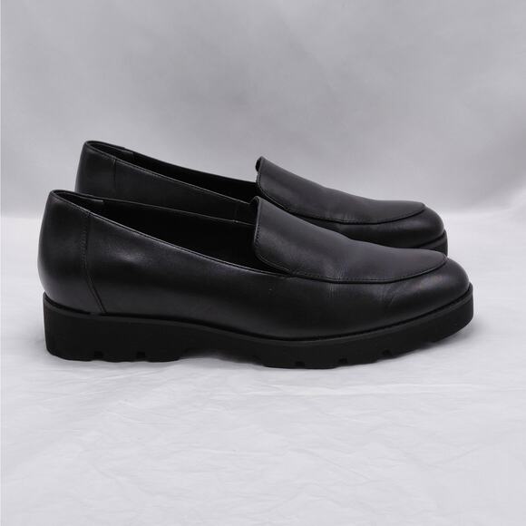 Vionic Womens Kensley Slip On Loafers Shoes Size 11 Black Leather Casual Comfort - Picture 1 of 11